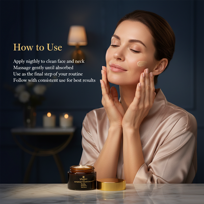 Luminous Care Advanced Anti-Aging Night Cream 50mL – Retinol, Vitamin C & Antioxidant Moisturizer How To Use