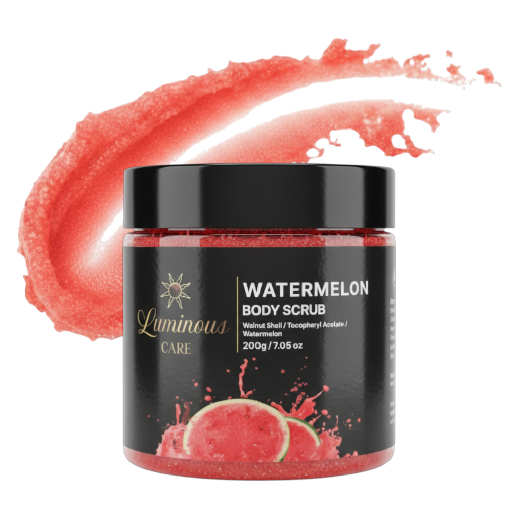 Luminous Care Watermelon Body Scrub 200g – Sea Salt & Walnut Shell Exfoliating Scrub Hero