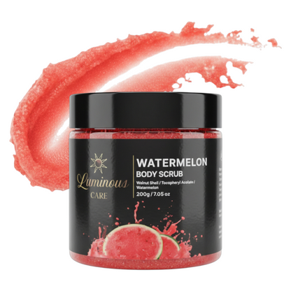 Luminous Care Watermelon Body Scrub 200g – Sea Salt & Walnut Shell Exfoliating Scrub Hero
