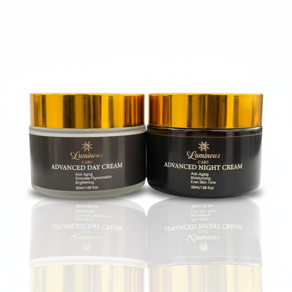 Luminous Care Advanced Anti-Aging Day & Night Skincare Cream 2 x 50ml Jar Duo Set
