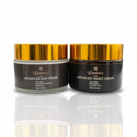 Luminous Care Advanced Anti-Aging Day & Night Skincare Cream 2 x 50ml Jar Duo Set