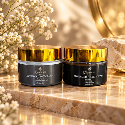 Luminous Care Advanced Day & Night Face Cream Set 2 x 50ml Hydrating Brightening Moisturizer