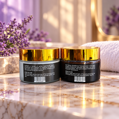 Luminous Care Advanced Day & Night Face Cream Set 2 x 50ml Hydrating Brightening Moisturizer