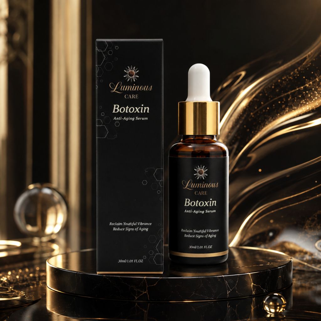 Luminous Care Botoxin Anti-Aging Face Serum 30mL – Peptides, Retinol, Vitamin C &amp; Hyaluronic Acid