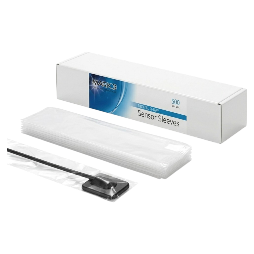 MARK3 Digital X-Ray Sensor Sleeves Size 2 500/Box – Disposable Dental Barrier Covers Hero