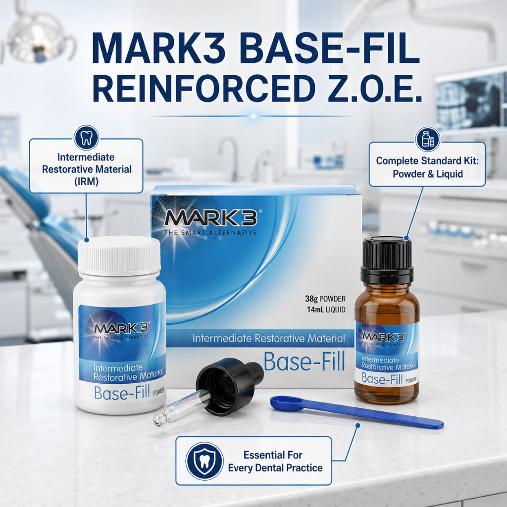 MARK3 Reinforced ZOE Cement IRM 38g Powder 14ml Liquid