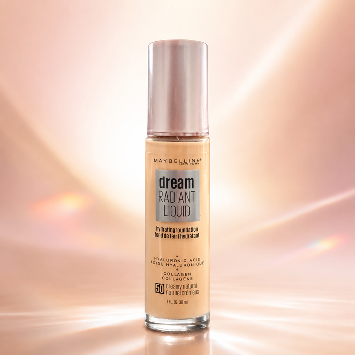Maybelline Dream Radiant Liquid Foundation 50 Creamy Natural Hydrating 1 fl oz