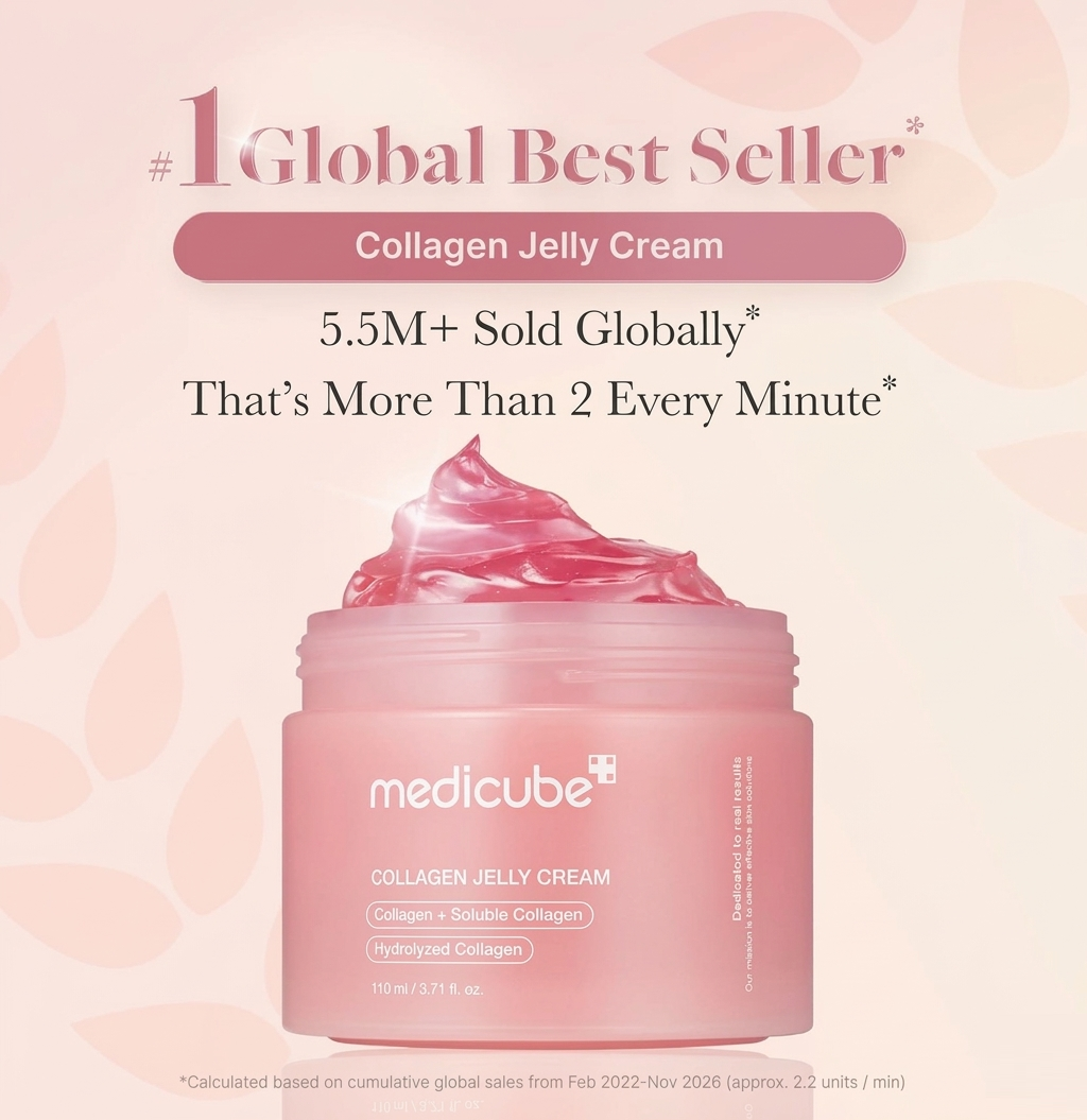 Medicube Collagen Niacinamide Jelly Cream 110mL / 3.71 fl oz – Hydrating Face Moisturizer #1