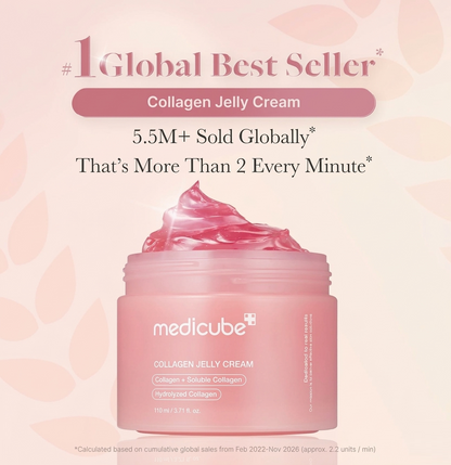 Medicube Collagen Niacinamide Jelly Cream 110mL / 3.71 fl oz – Hydrating Face Moisturizer #1