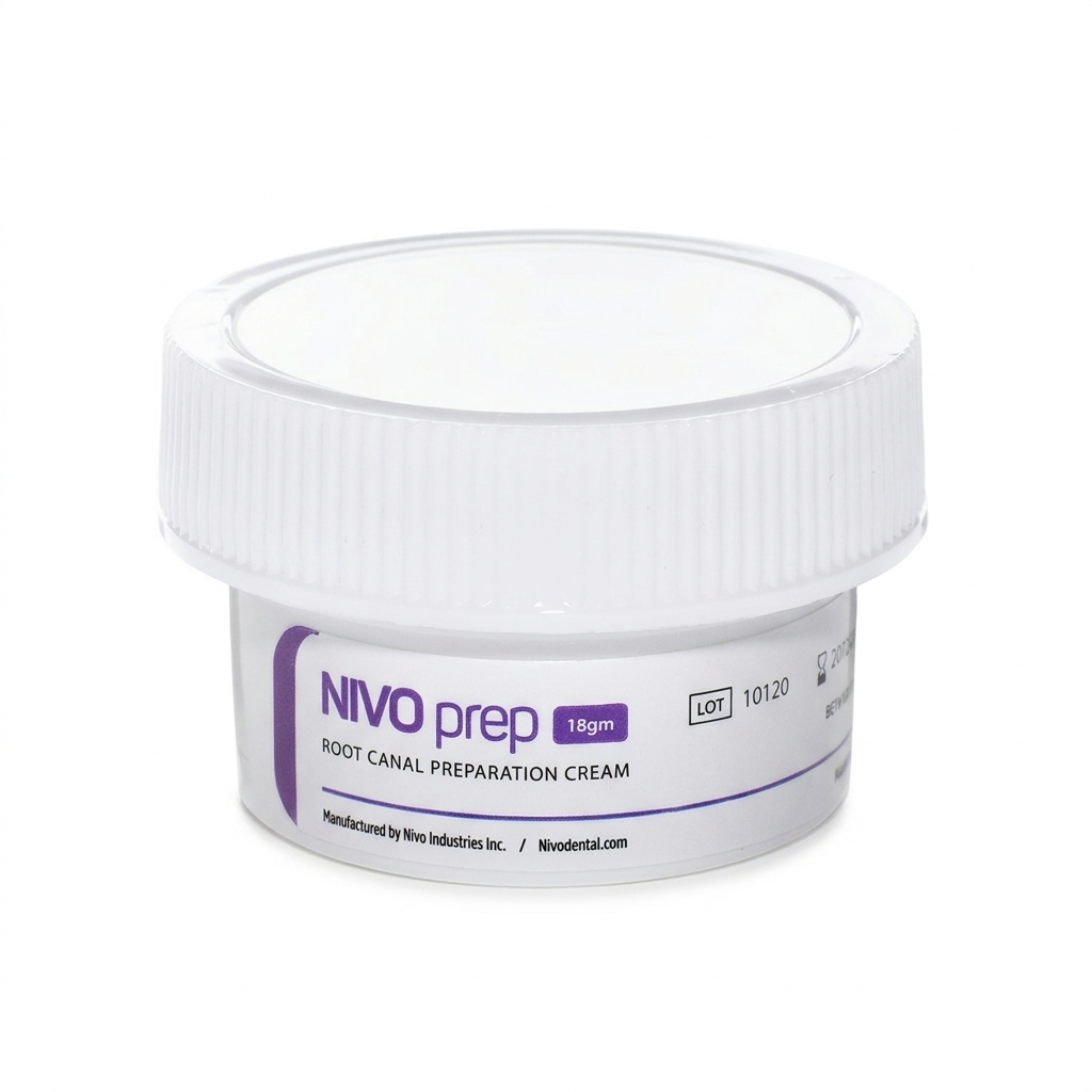 NIVO Prep Root Canal Lube 18g Jar – RC Prep Type Endodontic Preparation Cream Hero
