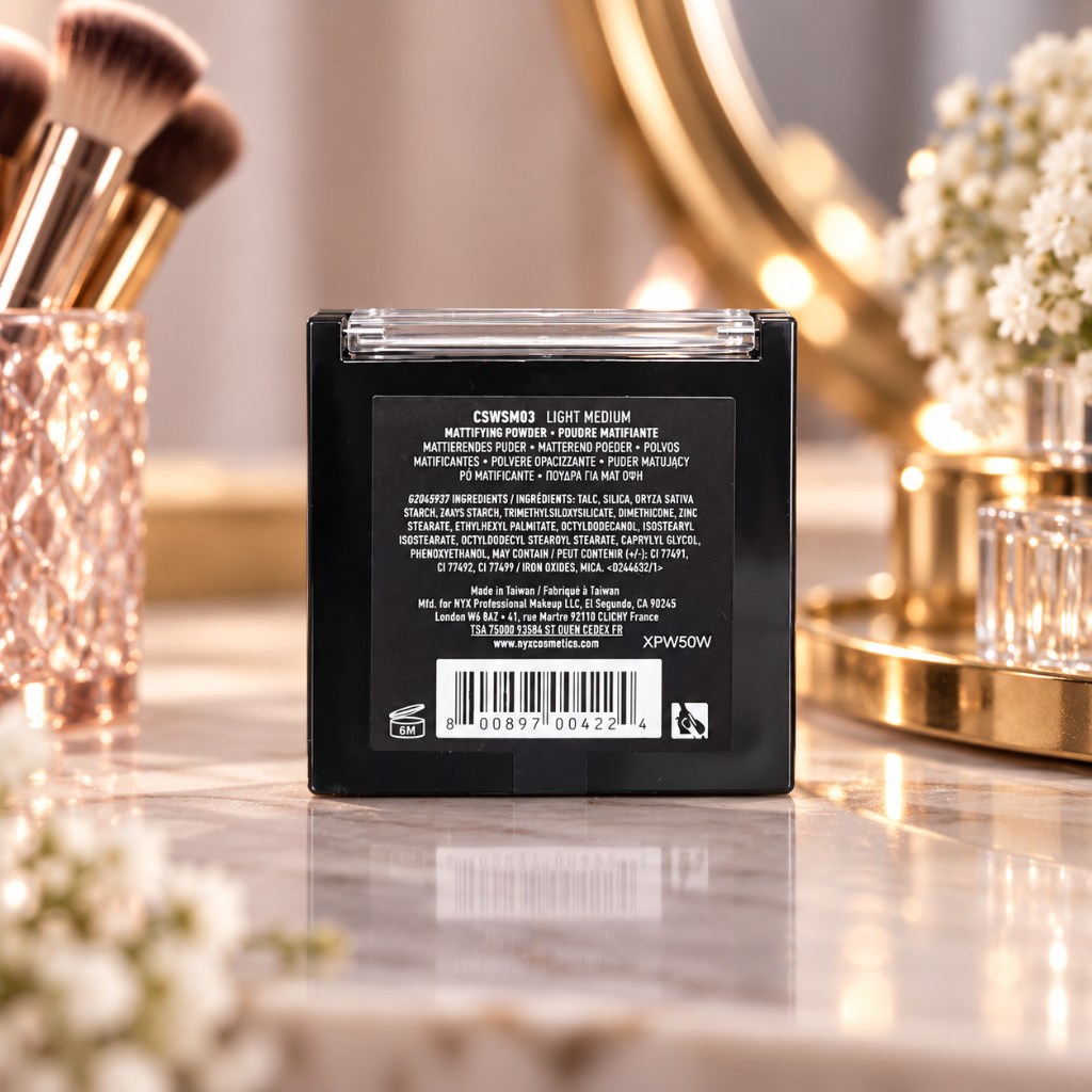 NYX Can’t Stop Won’t Stop Mattifying Powder Light Medium 0.21 oz 6 g