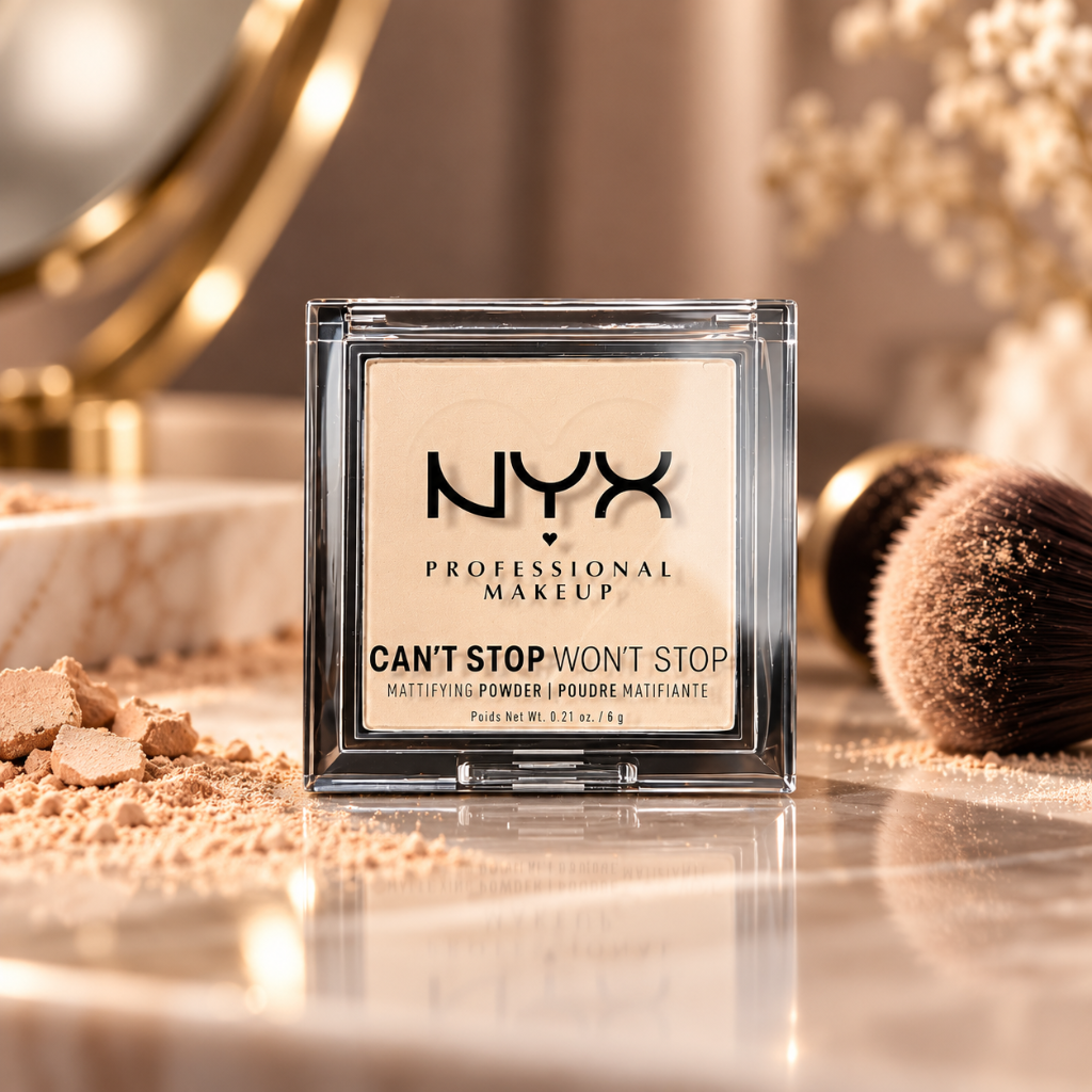 NYX Can’t Stop Won’t Stop Mattifying Powder Light Medium 0.21 oz 6 g