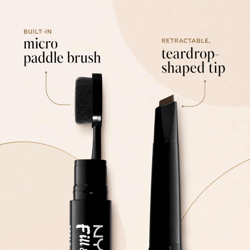 NYX Professional Makeup Fill &amp; Fluff Eyebrow Pomade Pencil Espresso FFEP07