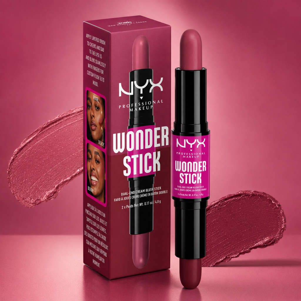 NYX Professional Makeup Wonder Stick Cream Blush Duo Deep Magenta &amp; Ginger WSB04