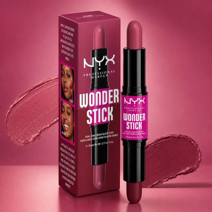 NYX Professional Makeup Wonder Stick Cream Blush Duo Deep Magenta &amp; Ginger WSB04