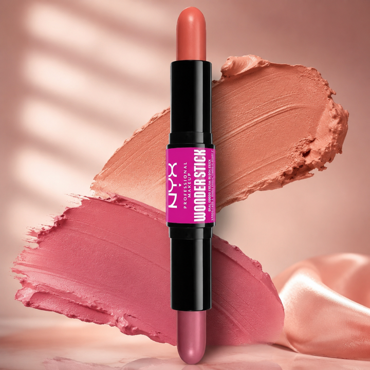 NYX Professional Makeup Wonder Stick Cream Blush Duo Honey Orange Rose WSB02
