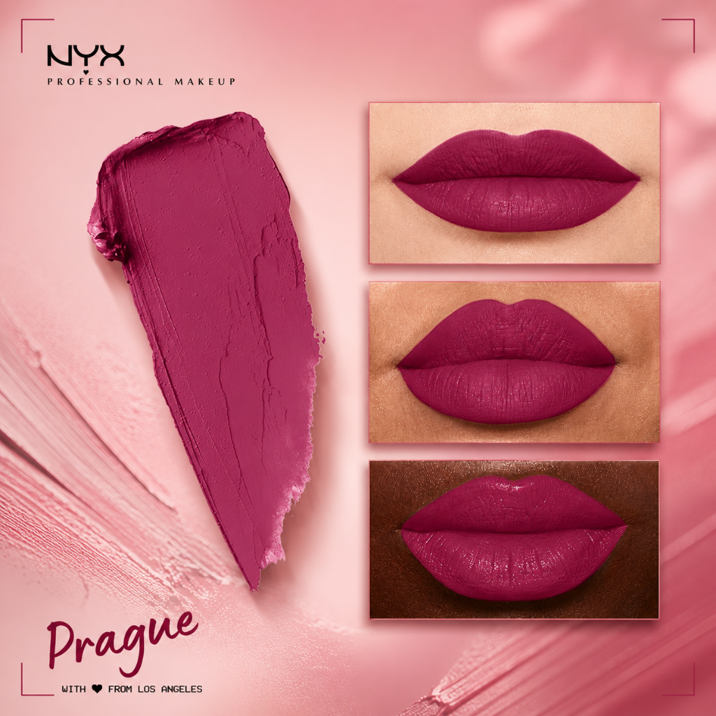 NYX Soft Matte Lip Cream Prague SMLC18 Matte Liquid Lipstick 8mL