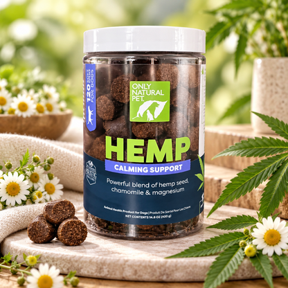 Only Natural Pet Hemp Calming Support Soft Chews for Dogs 120 Count 14.8 oz