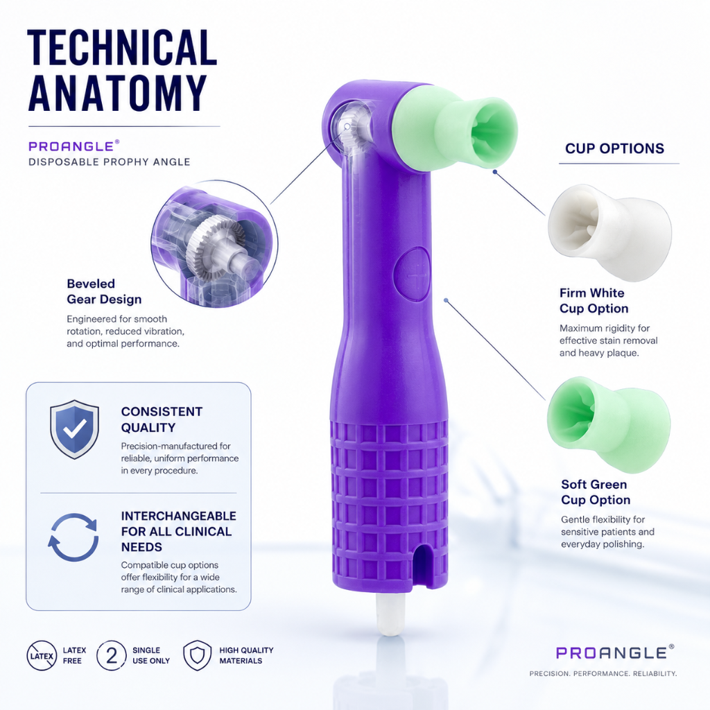 PacDent ProAngle Disposable Prophy Angles Build