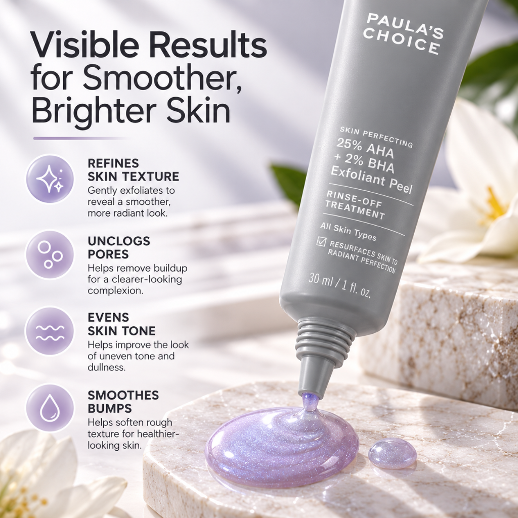 Paula’s Choice Skin Perfecting 25% AHA + 2% BHA Exfoliant Peel 30ml / 1 fl oz