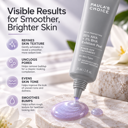 Paula’s Choice Skin Perfecting 25% AHA + 2% BHA Exfoliant Peel 30ml / 1 fl oz
