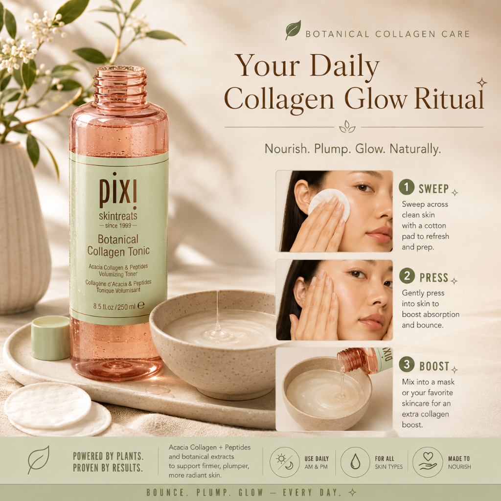Pixi Skintreats Collagen Tonic Volumizing Toner 8.5 fl oz 250ml