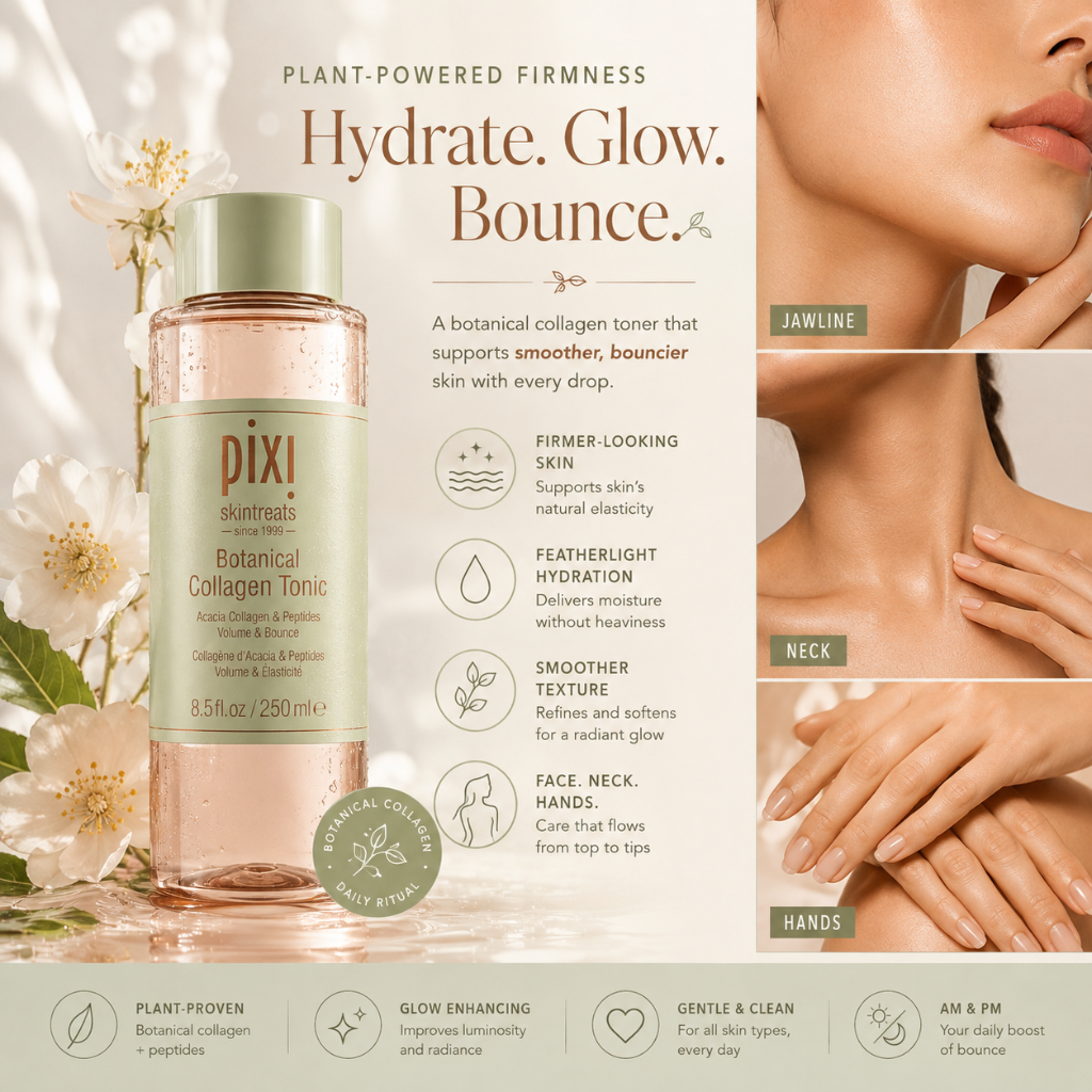 Pixi Skintreats Collagen Tonic Volumizing Toner 8.5 fl oz 250ml