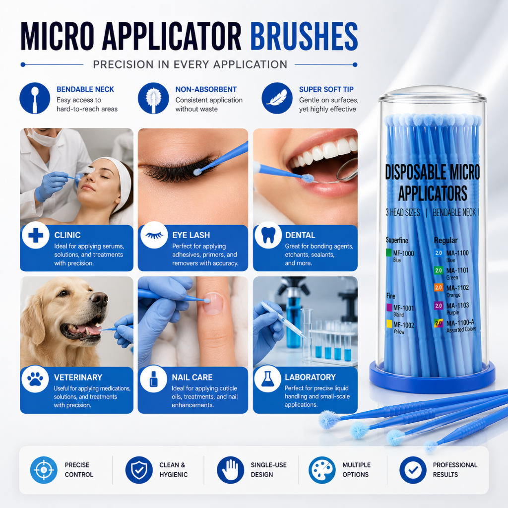 PlastCare USA Disposable Micro Applicators Tips Tubes Info