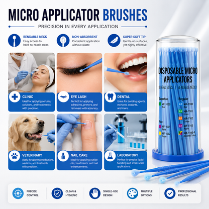 PlastCare USA Disposable Micro Applicators Tips Tubes Info