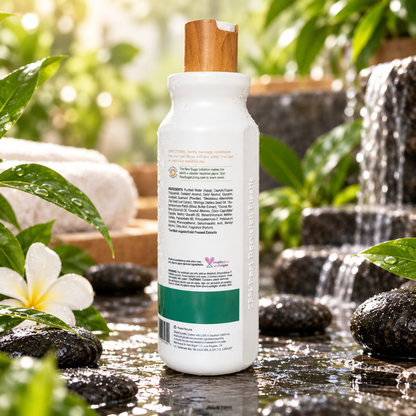 Raw Sugar The Scalp Restore Conditioner – Activated Charcoal, Tea Tree & Moringa Oil – 18 fl oz