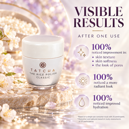 Tatcha The Rice Polish Classic Foaming Enzyme Powder 10g / 0.35 oz Face Exfoliant