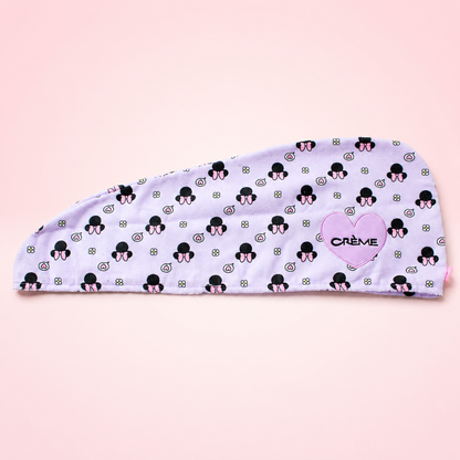 The Crème Shop Disney Minnie Mouse Microfiber Hair Towel Turban New