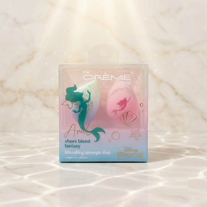The Crème Shop Disney Princess Ariel Shore Blend Fantasy Sponge Duo