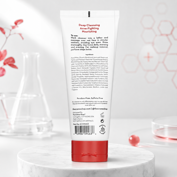The Crème Shop What Acne 2-in-1 Clarifying Double Cleanse Face Wash 150ml