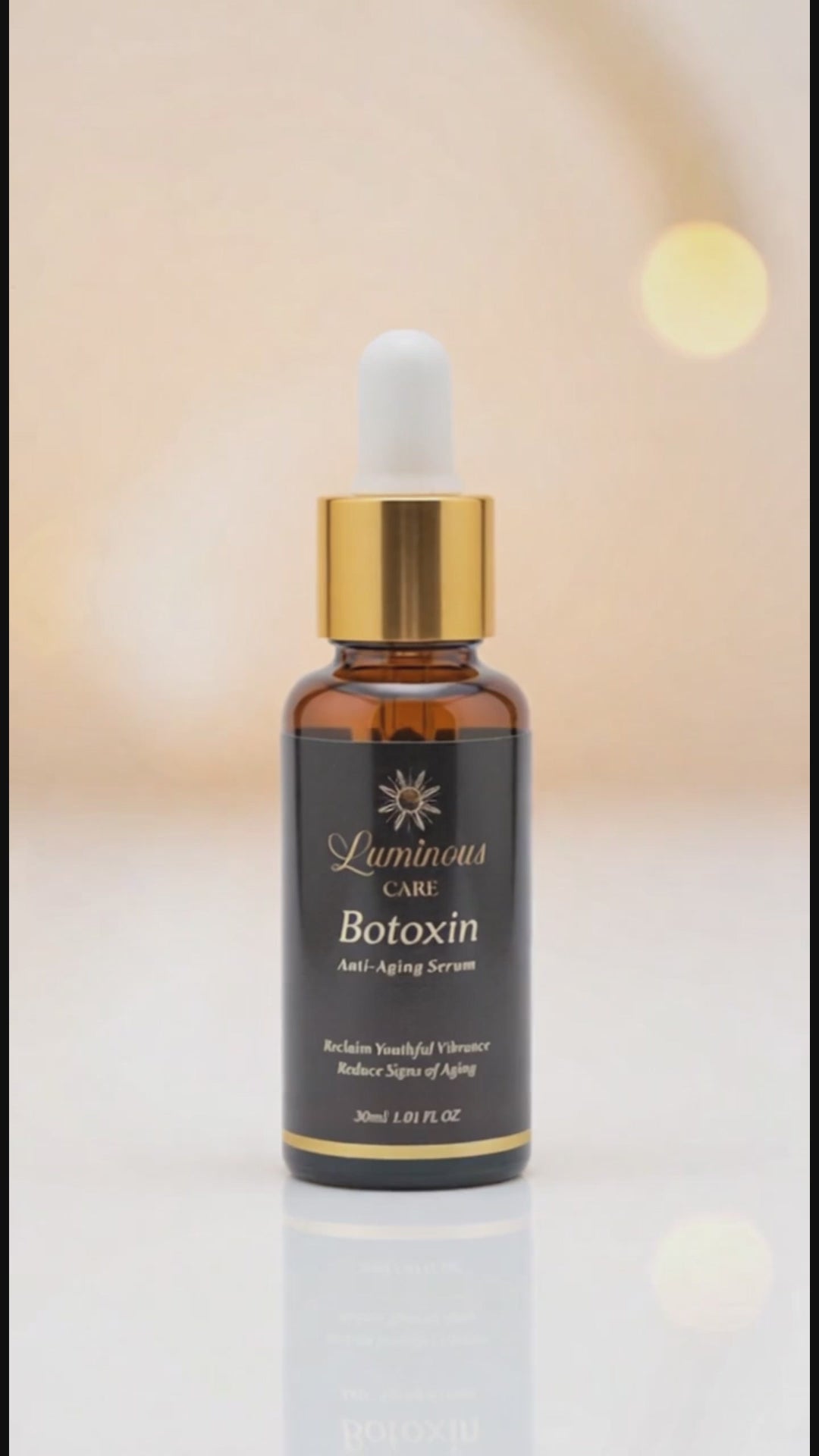 Luminous Care Botoxin Anti-Aging Face Serum 30mL – Peptide &amp; Vitamin C Wrinkle Smoothing Serum Video